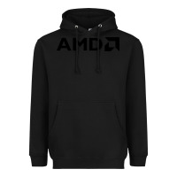 Black ryzen amd wine Heavyweight Hoodie - linhVisuals