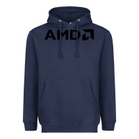 Navy ryzen amd wine Heavyweight Hoodie - linhVisuals