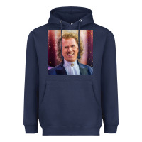 Navy andre rieu violinist smile Heavyweight Hoodie - linhVisuals