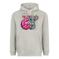Moon Dust kids 6th birthday shirt for girls koala bear 6 years old t shirt Heavyweight Hoodie - linhVisuals