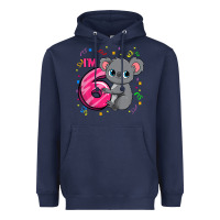 Kids 6th Birthday Shirt For Girls Koala Bear 6 Years Old T Shirt Heavyweight Hoodie | Teevron