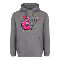 Storm kids 6th birthday shirt for girls koala bear 6 years old t shirt Heavyweight Hoodie - linhVisuals