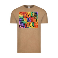 Vintage Coffee Pride love is love Vintage Tee - FaDigitalArtStudio