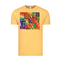 Vintage Mustard Pride love is love Vintage Tee - FaDigitalArtStudio
