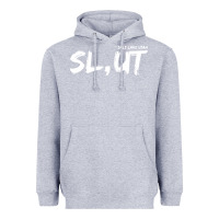 Heather Grey salt lake utah slut Heavyweight Hoodie - linhVisuals