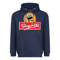 Navy shoprite Heavyweight Hoodie - linhVisuals