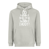 Moon Dust kids mommy will you marry my daddy funny marriage proposal t shirt Heavyweight Hoodie - linhVisuals