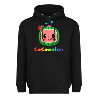 Black cocomelon Heavyweight Hoodie - linhVisuals