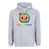 Heather Grey cocomelon Heavyweight Hoodie - linhVisuals