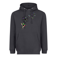 Smoke bird hummingbird dandelion flowers shirt for women men t shirt Heavyweight Hoodie - linhVisuals