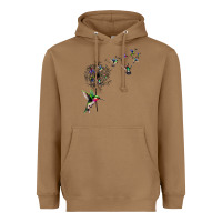 Toasted Coconut bird hummingbird dandelion flowers shirt for women men t shirt Heavyweight Hoodie - linhVisuals