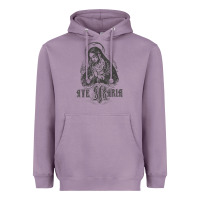 Lavender ave maria schubert latin mass blessed mother hail mary lady t shirt Heavyweight Hoodie - linhVisuals