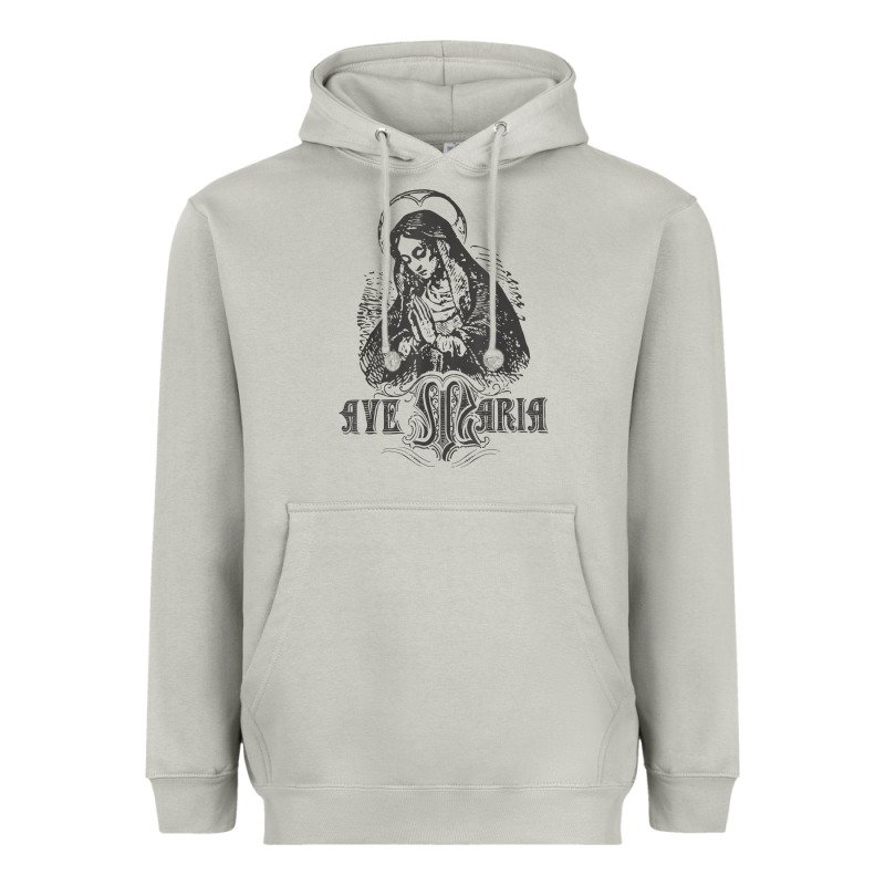 Ave Maria Schubert Latin Mass Blessed Mother Hail Mary Lady T Shirt Heavyweight Hoodie by linhVisuals | Teevron
