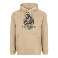 Mushroom ave maria schubert latin mass blessed mother hail mary lady t shirt Heavyweight Hoodie - linhVisuals