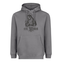 Storm ave maria schubert latin mass blessed mother hail mary lady t shirt Heavyweight Hoodie - linhVisuals