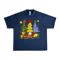 Navy christmas with softball trees bbs Urban Heavy Tee - BundleAndBundleShop