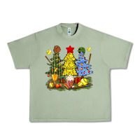 Oil Green christmas with softball trees bbs Urban Heavy Tee - BundleAndBundleShop