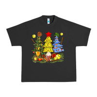 Pigment Black christmas with softball trees bbs Urban Heavy Tee - BundleAndBundleShop