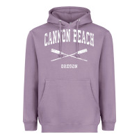 Lavender cannon beach oregon vintage nautical crossed oars t shirt Heavyweight Hoodie - linhVisuals