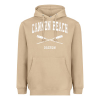 Mushroom cannon beach oregon vintage nautical crossed oars t shirt Heavyweight Hoodie - linhVisuals
