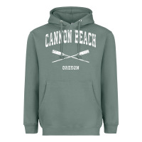 Sage cannon beach oregon vintage nautical crossed oars t shirt Heavyweight Hoodie - linhVisuals