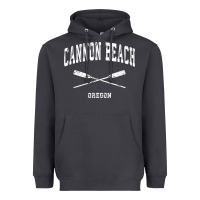 Smoke cannon beach oregon vintage nautical crossed oars t shirt Heavyweight Hoodie - linhVisuals