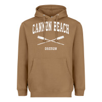 Toasted Coconut cannon beach oregon vintage nautical crossed oars t shirt Heavyweight Hoodie - linhVisuals