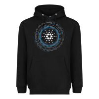 Black cardano ada crypto cryptocurrency t shirt Heavyweight Hoodie - linhVisuals