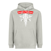Moon Dust emergency department nursing er registered nurse rn caduceus raglan ba Heavyweight Hoodie - linhVisuals