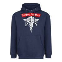 Navy emergency department nursing er registered nurse rn caduceus raglan ba Heavyweight Hoodie - linhVisuals