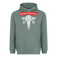 Sage emergency department nursing er registered nurse rn caduceus raglan ba Heavyweight Hoodie - linhVisuals