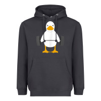 Smoke duck deadlift design   weight lifting gym workout tank top Heavyweight Hoodie - linhVisuals