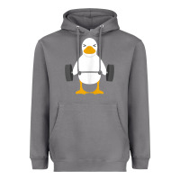 Storm duck deadlift design   weight lifting gym workout tank top Heavyweight Hoodie - linhVisuals