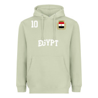 Matcha egypt team sports number 10 soccer egyptian flag t shirt Heavyweight Hoodie - linhVisuals