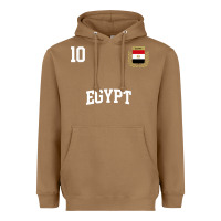Toasted Coconut egypt team sports number 10 soccer egyptian flag t shirt Heavyweight Hoodie - linhVisuals