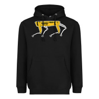 Black dynamics robot dog spot for boston militaries t shirt Heavyweight Hoodie - linhVisuals
