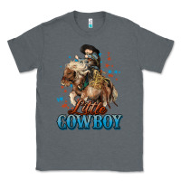 Charcoal Heather Little Cowboy Midilli Horse kid boy Classic Tee - HowdyJamesFarm
