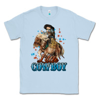 Dusty Blue Little Cowboy Midilli Horse kid boy Classic Tee - HowdyJamesFarm