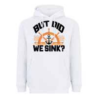 White funny boat captain gift for boater men women cool boating t shirt Heavyweight Hoodie - linhVisuals