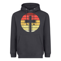 Jesus Cross Retro Style Vintage T Shirt Heavyweight Hoodie | Teevron