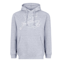 Heather Grey i'm your huckleberry tank top Heavyweight Hoodie - linhVisuals