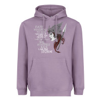 Lavender fate whispers to her you cannot withstand the storm t shirt Heavyweight Hoodie - linhVisuals