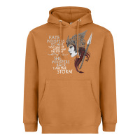 Meerkat fate whispers to her you cannot withstand the storm t shirt Heavyweight Hoodie - linhVisuals