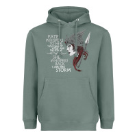 Sage fate whispers to her you cannot withstand the storm t shirt Heavyweight Hoodie - linhVisuals
