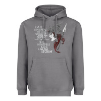 Storm fate whispers to her you cannot withstand the storm t shirt Heavyweight Hoodie - linhVisuals