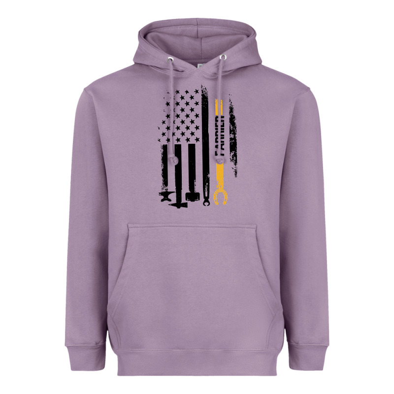 Farrier, Horse Lovers No Hoof No Horse Barefoot Father's Day Pullover Heavyweight Hoodie by linhVisuals | Teevron