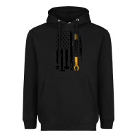 Black farrier, horse lovers no hoof no horse barefoot father's day pullover Heavyweight Hoodie - linhVisuals