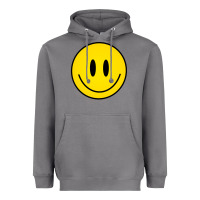 Storm retro happy vibe smiley face happy face graphic sweatshirt Heavyweight Hoodie - linhVisuals