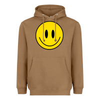 Toasted Coconut retro happy vibe smiley face happy face graphic sweatshirt Heavyweight Hoodie - linhVisuals