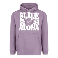 Lavender vintage live aloha state hawaiian islands shaka hawaii maui pullover h Heavyweight Hoodie - linhVisuals